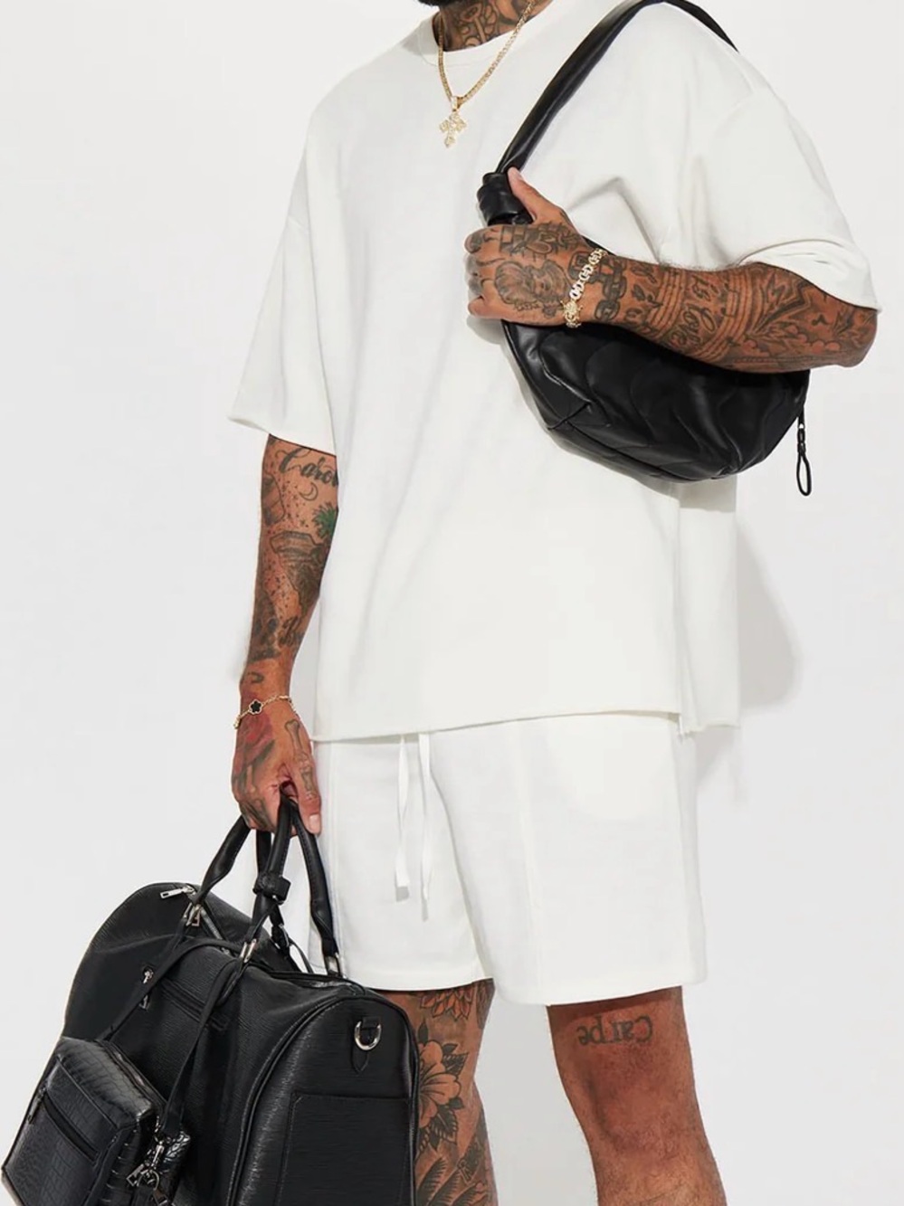 Men's LOT OF TWO oversized Boxy Tee